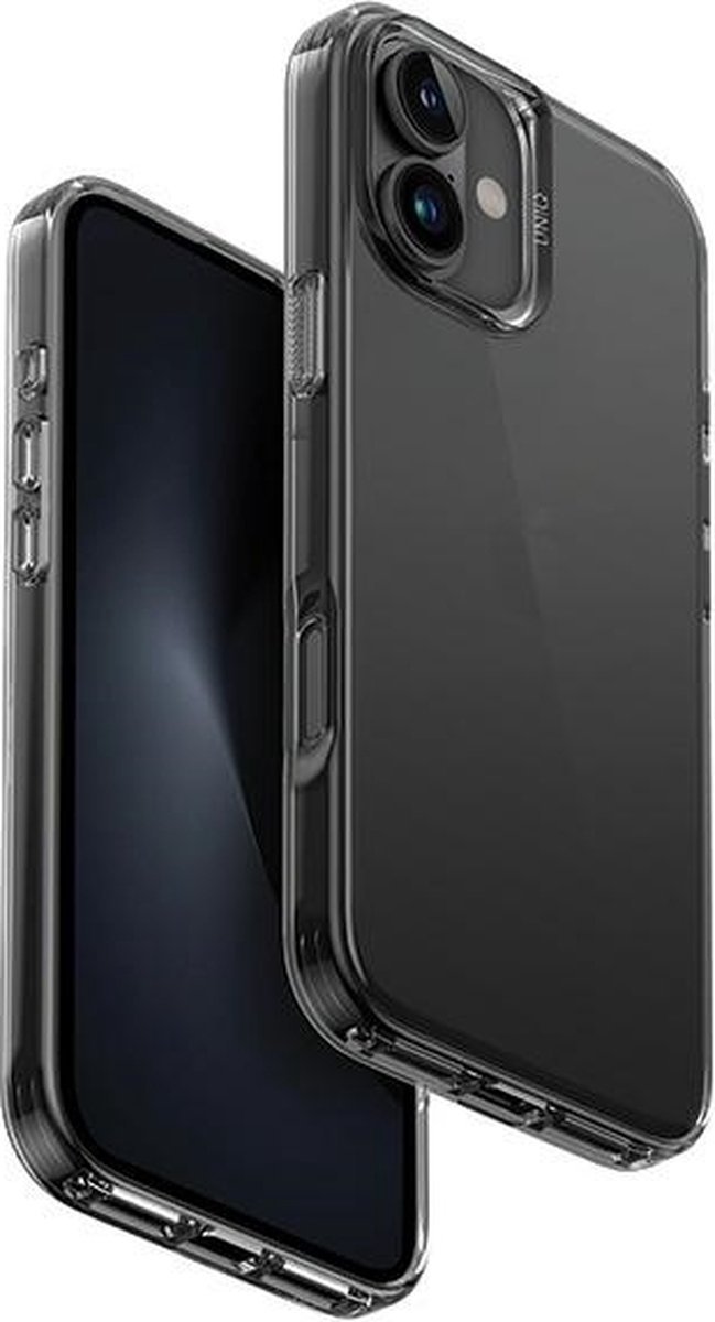 UNIQ HYBRID IPHONE 16 (2024) 6.7 AIR FENDER - SMOKED (GREY TINTED)