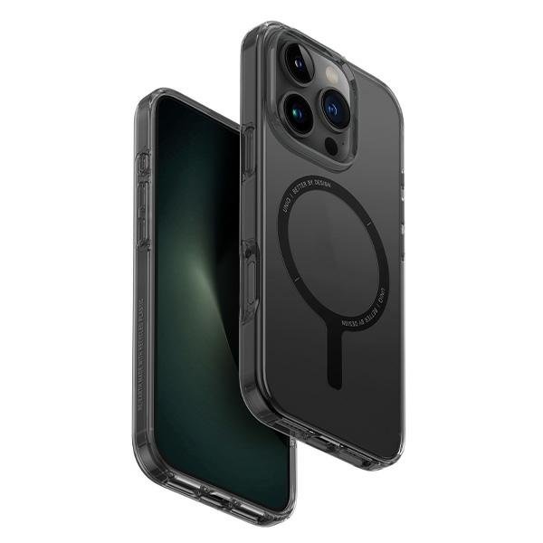 UNIQ HYBRID IPHONE 16 PRO (2024) 6.3 MAGCLICK CHARGING CLARIO (ECO) - SMOKE (SMOKE)