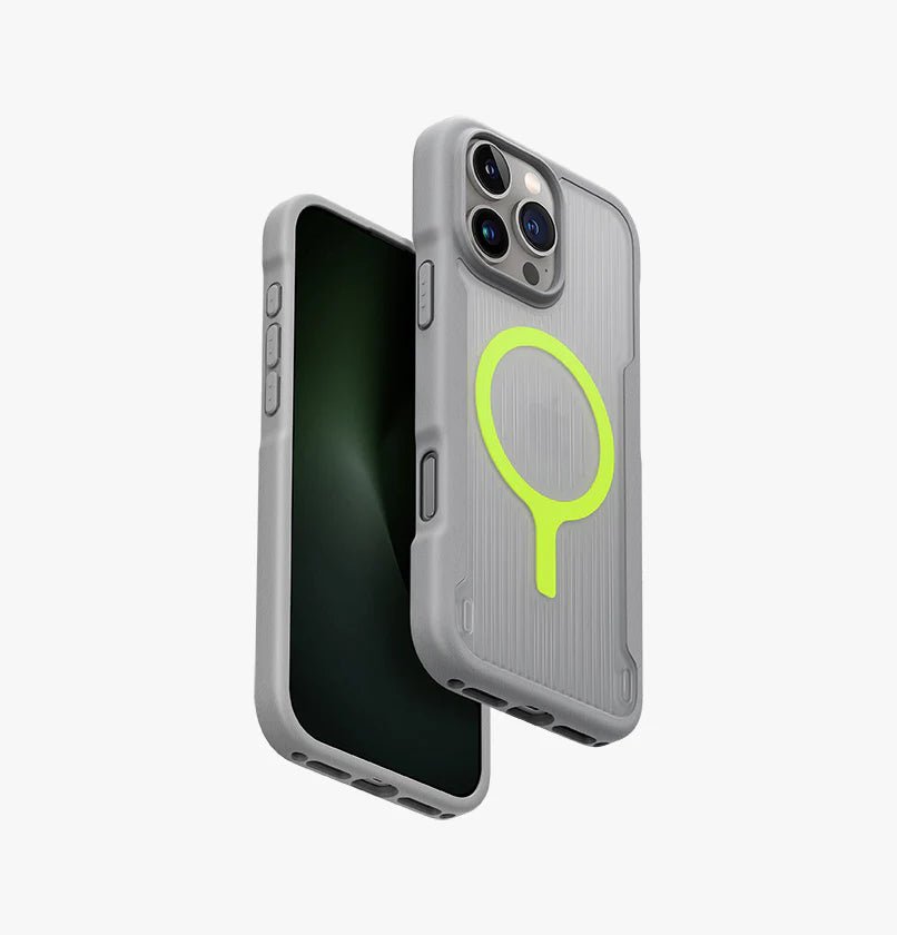 UNIQ HYBRID IPHONE 16 PRO MAGCLICK CHARGING COMBAT ACTIVE - STONE GREY (STONE GREY)