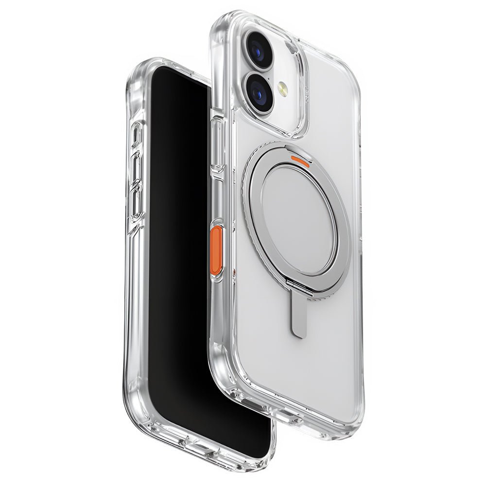 UNIQ HYBRID IPHONE 17 (2025) 6.3 SWIVIX WITH 360 ROTATING KICKSTAND - LUCENT CLEAR (LUCENT CLEAR)