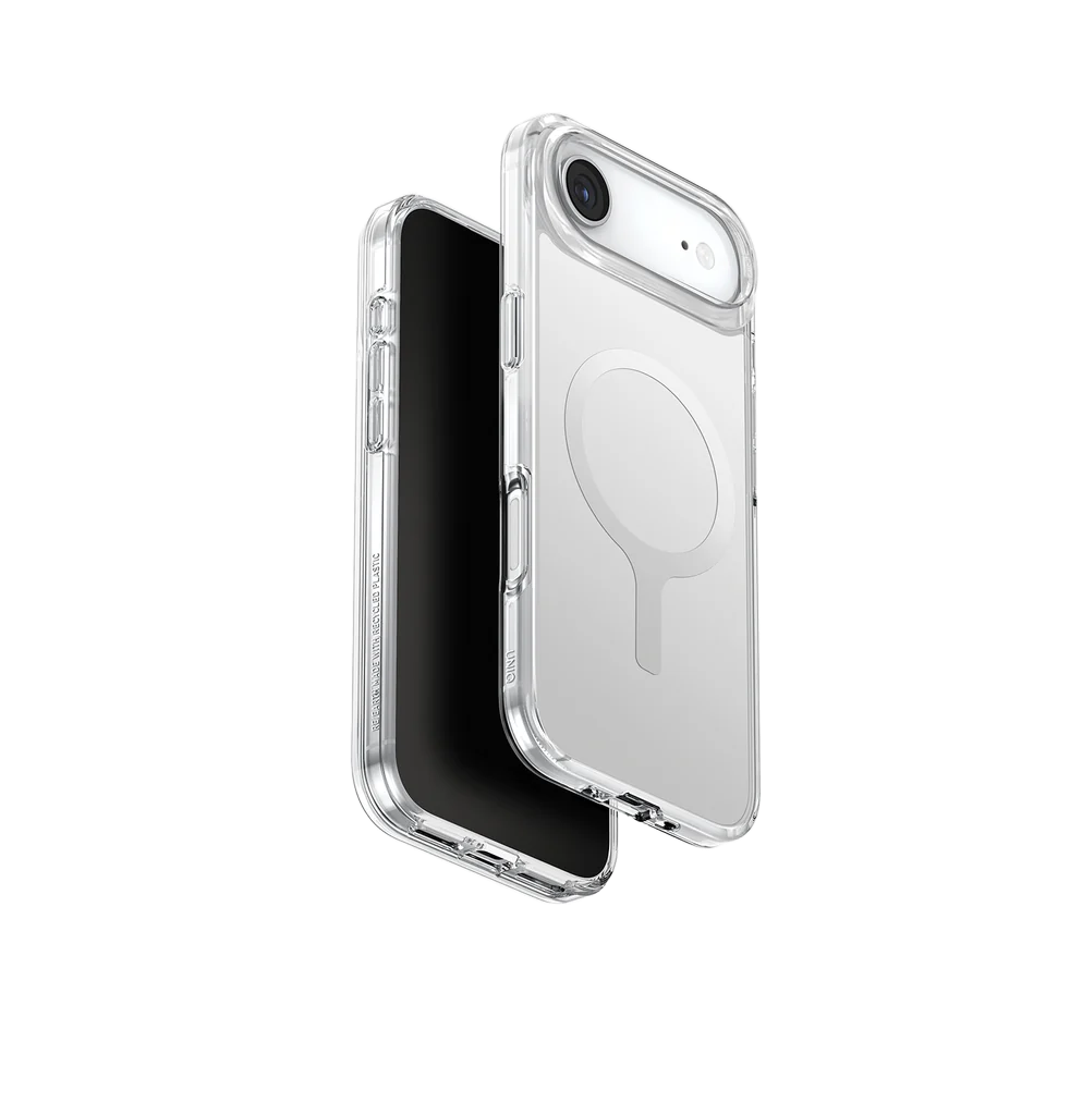 UNIQ HYBRID IPHONE 17 AIR (2025) 6.6 MAGCLICK CHARGING CLARIO (ECO) - LUCENT CLEAR (LUCENT CLEAR)