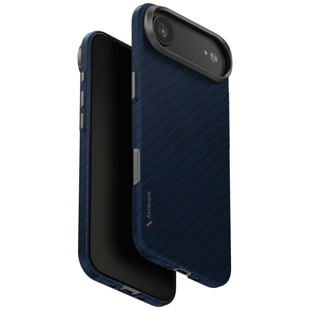 UNIQ HYBRID IPHONE 17 AIR (2025) 6.6 MAGCLICK CHARGING KEVA EDGE - TRANCE BLUE (TRANCE BLUE)