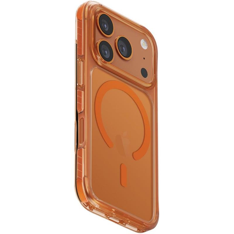 UNIQ HYBRID IPHONE 17 PRO (2025) 6.3 MAGCLICK CHARGING COMBAT - VOLT ORANGE (VOLT ORANGE)