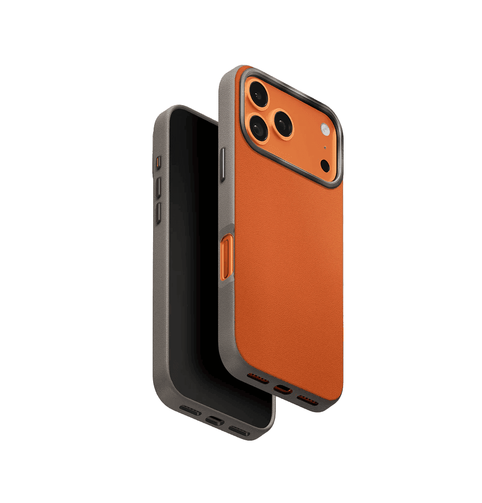 UNIQ HYBRID IPHONE 17 PRO (2025) 6.3 MAGCLICK CHARGING LYDEN DS - FLAME ORANGE (FLAME ORANGE/FLINT GREY)