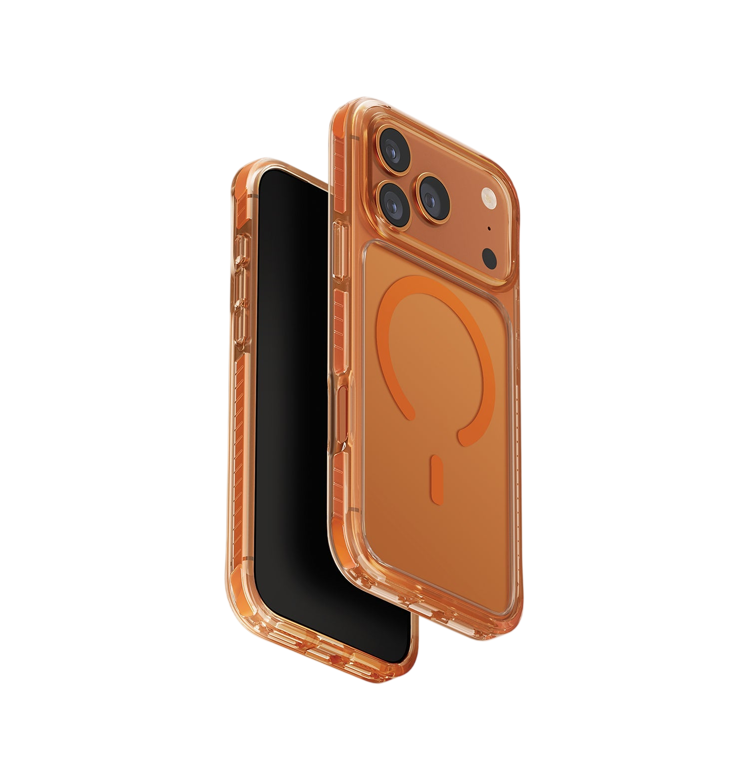 UNIQ HYBRID IPHONE 17 PRO MAX (2025) 6.9 MAGCLICK CHARGING COMBAT - VOLT ORANGE (VOLT ORANGE)
