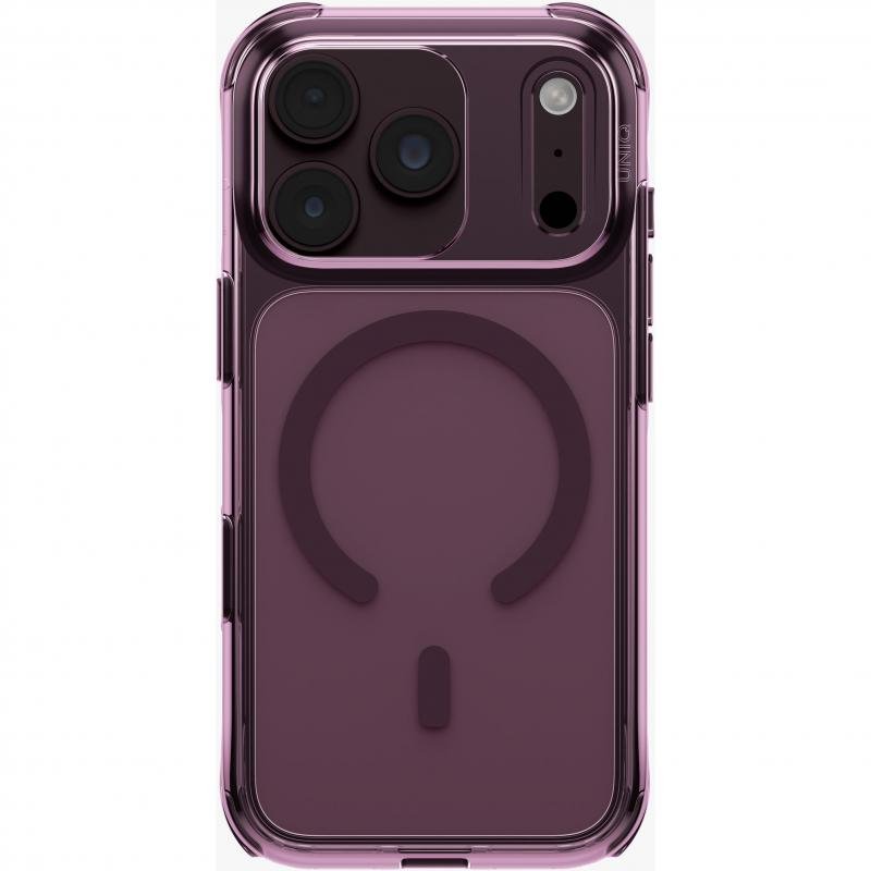 UNIQ HYBRID IPHONE 18 PRO (2026) 6.3 MAGCLICK CHARGING LIFEPRO XTREME - DEEP BURGUNDY