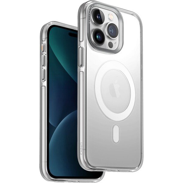 UNIQ HYBRID IPHONE PRO (2023) 6.1 MAGCLICK CHARGING CALIO - NUDE (TRANSPARENT)
