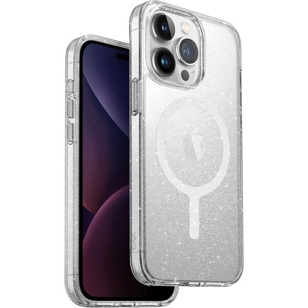 UNIQ HYBRID IPHONE PRO (2023) 6.1 MAGCLICK CHARGING LIFEPRO XTREME - TINSEL (LUCENT)
