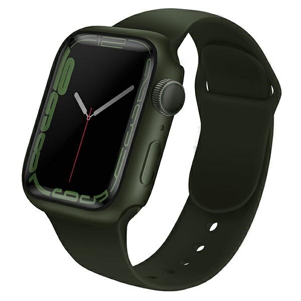 UNIQ LEGION WATCH CASE WITH 9H TEMPERED GLASS SCREEN PROTECTION 45MM - HUNTER (GREEN)
