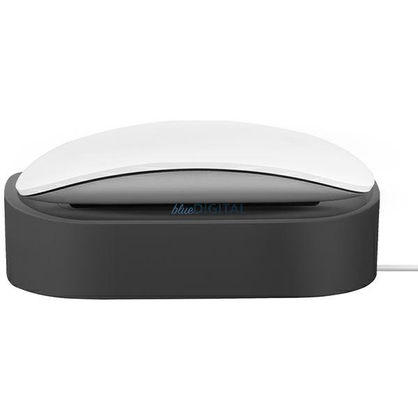 UNIQ NOVA COMPACT MAGIC MOUSE CHARGING DOCK WITH CABLE LOOP - CHARCOAL (DARK GREY)