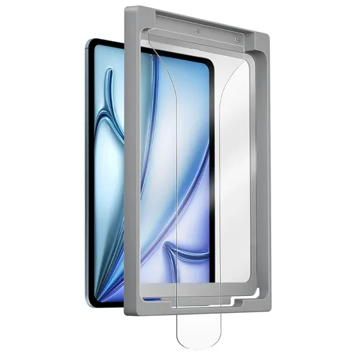 UNIQ OPTIX CLEAR EXOFIT APPLICATOR IPAD AIR 11 (M2-M3) GLASS SCREEN PROTECTOR