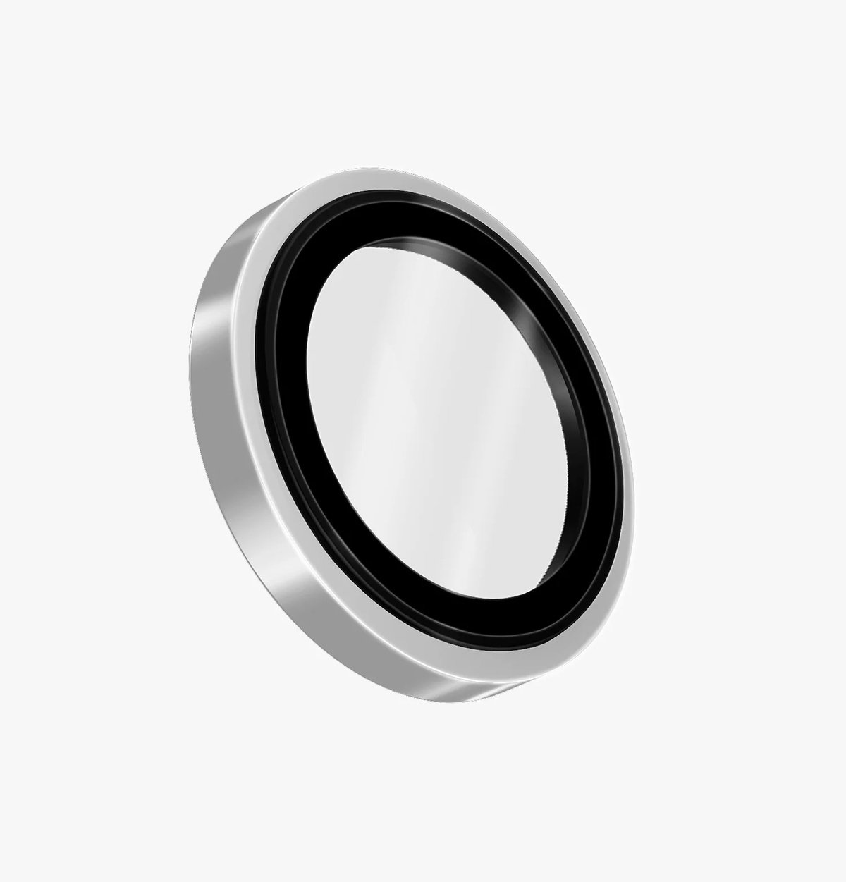 UNIQ OPTIX IPHONE 16 PRO 6.3/PRO 6.9 (2024) STAINLESS STEEL FRAME SAPPHIRE CAMERA LENS PROTECTOR - SONIC SILVER (SONIC SILVER)