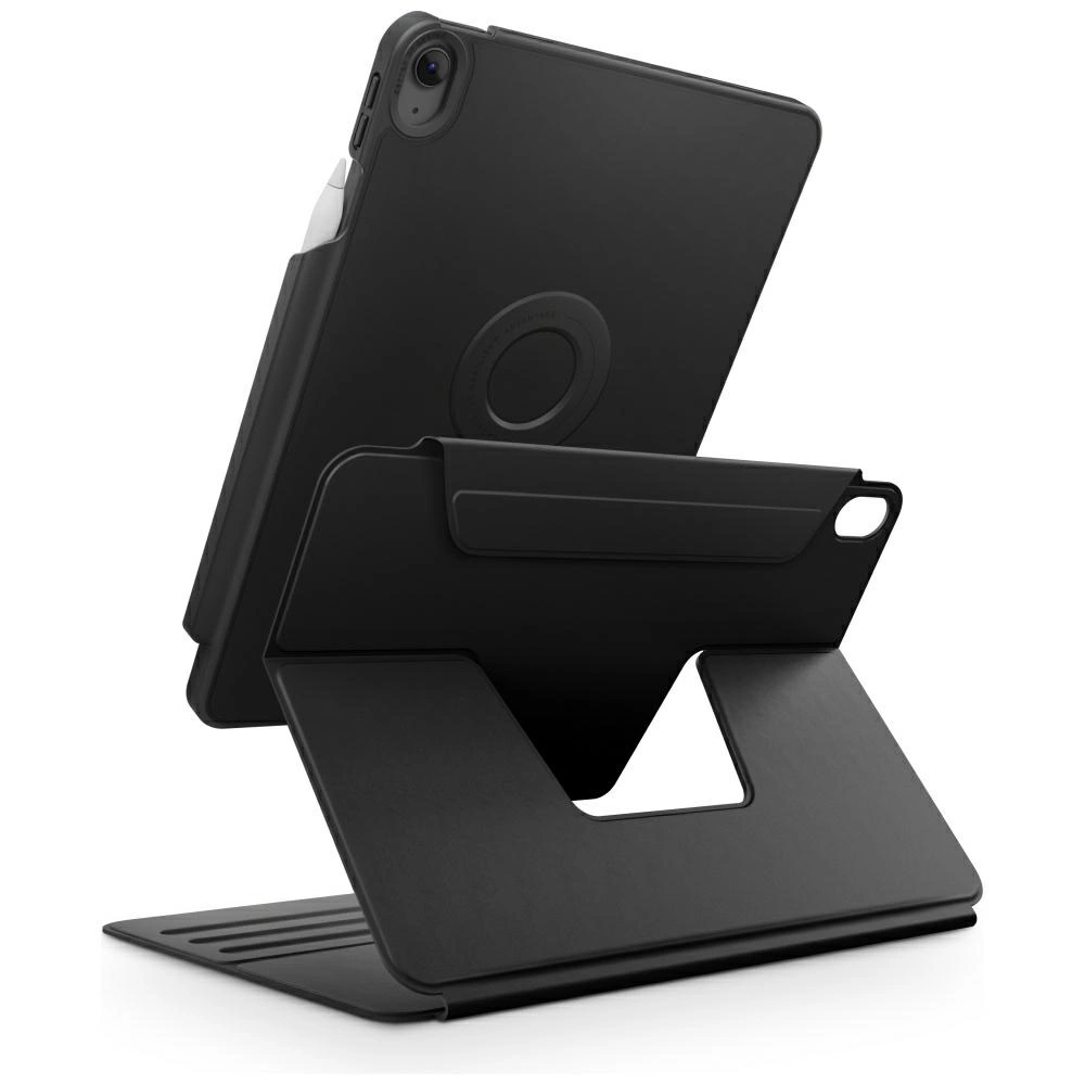 UNIQ ROVUS SNAPMOUNT MAGNETIC 360 ROTATING DETACHABLE CASE FOR IPAD AIR 11 (M2-M3) - DALLAS BLACK (DALLAS BLACK)