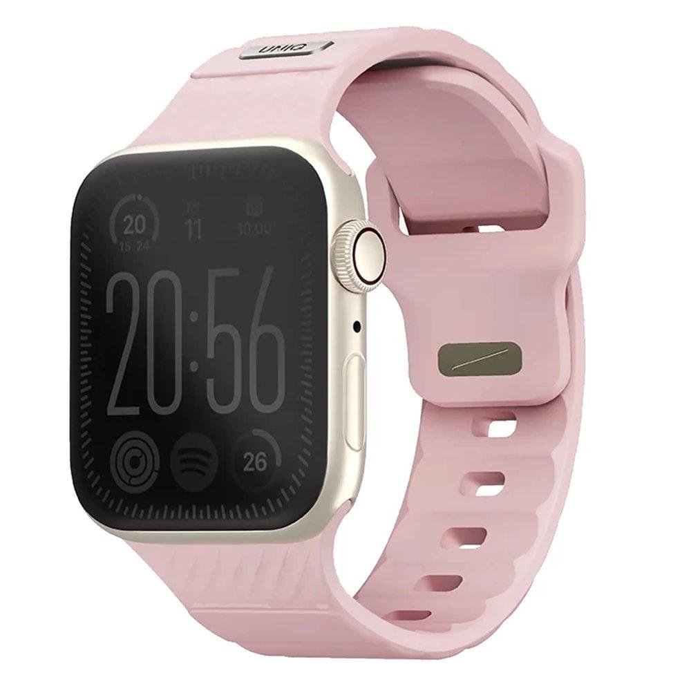 Uniq Stride Fkm Rubber Apple Watch Strap 41/40/38Mm - Pale Pink (Pale Pink)