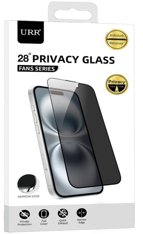 URR FSM16 Fan Series Premium HD Privacy Screen Protector for iP6 PMax