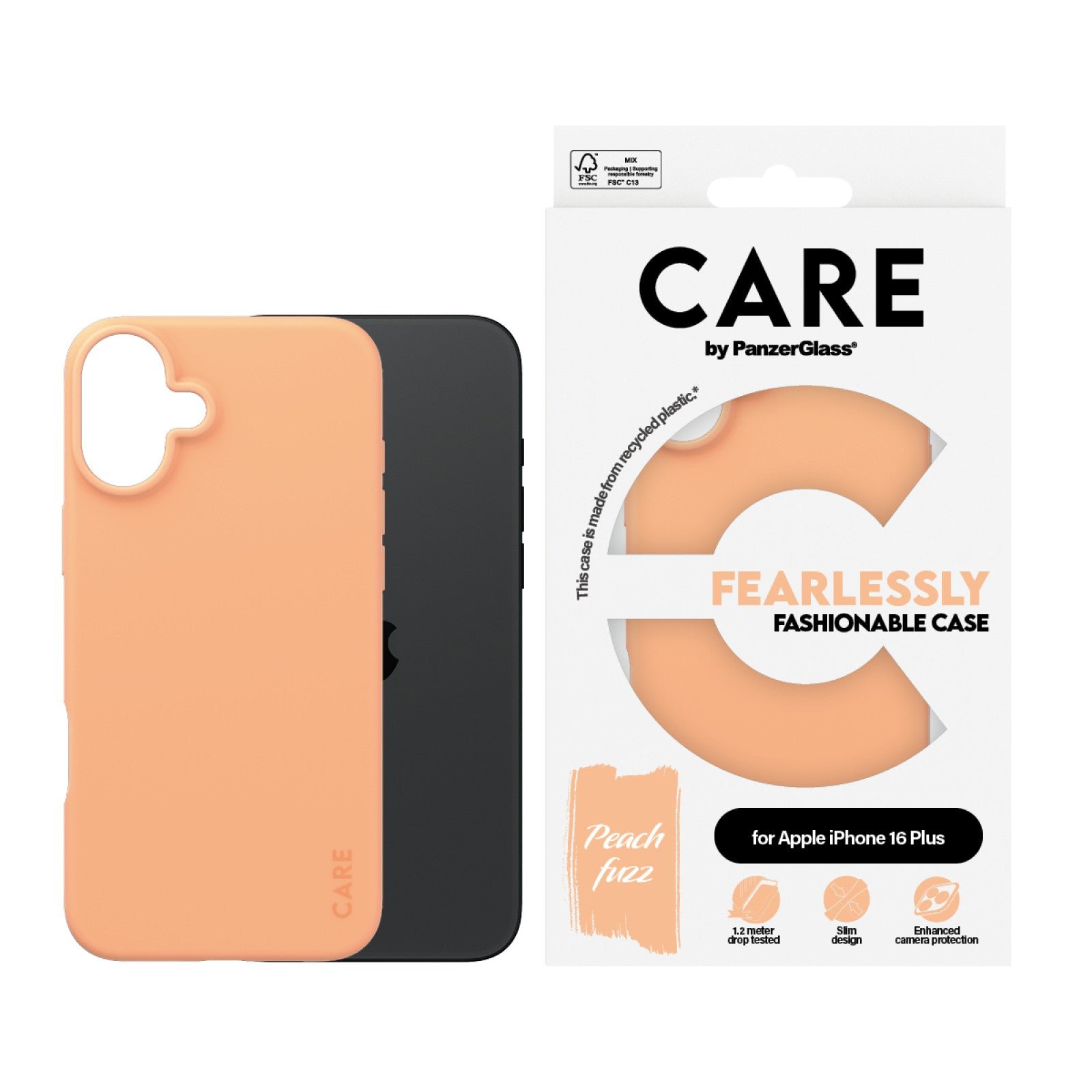 CARE Fashion Peachy iPhone 16 Plus case