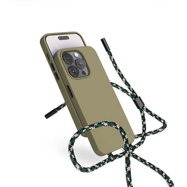 Epico Silicone Necklace Case iPhone 14 Pro (6,1") - green