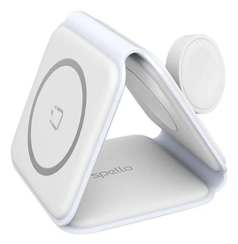 Spello 3in1 Portable Wireless Charger For iPhone, AirPods & Apple Watch