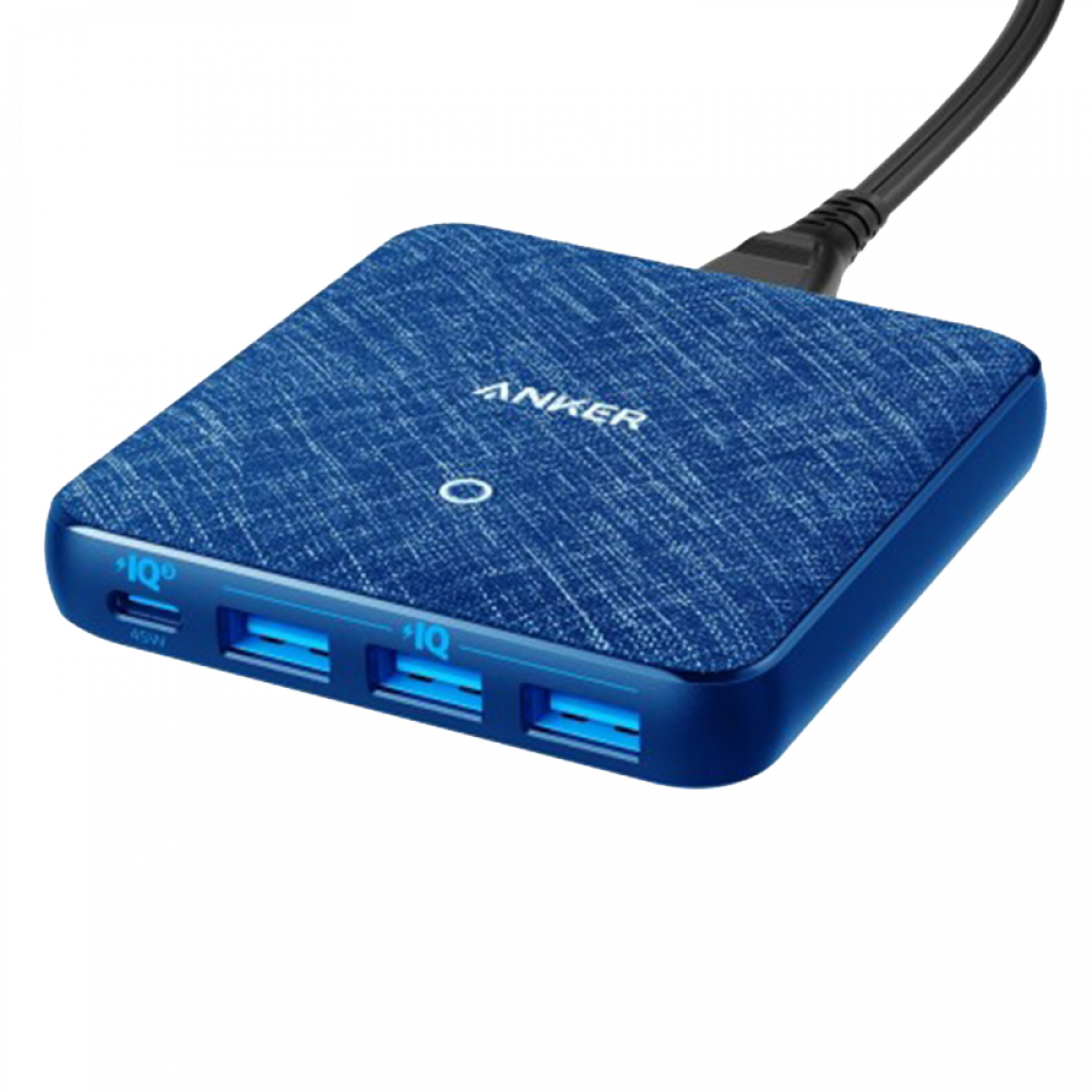 Anker Powerport Atom Lll Pd 45W + 4 Blue