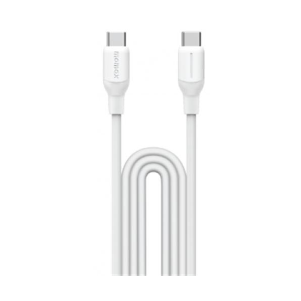 MOMAX 1-LINK FLOW 60W USB-C TO USB-C CABLE 1.2M (Color: White )