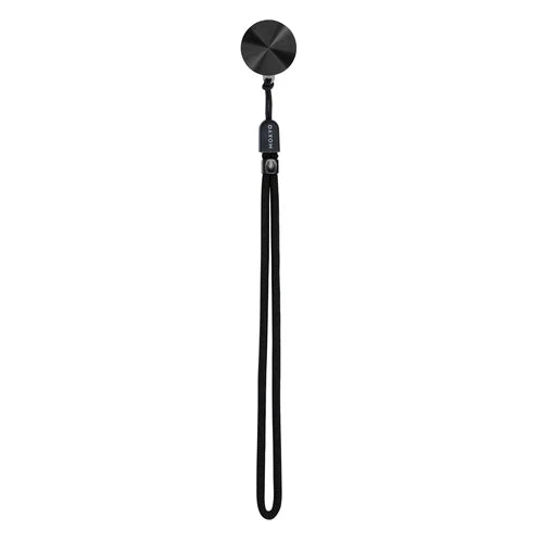 Zigi Anodized Black w/Blk Lanyard-Aluminum