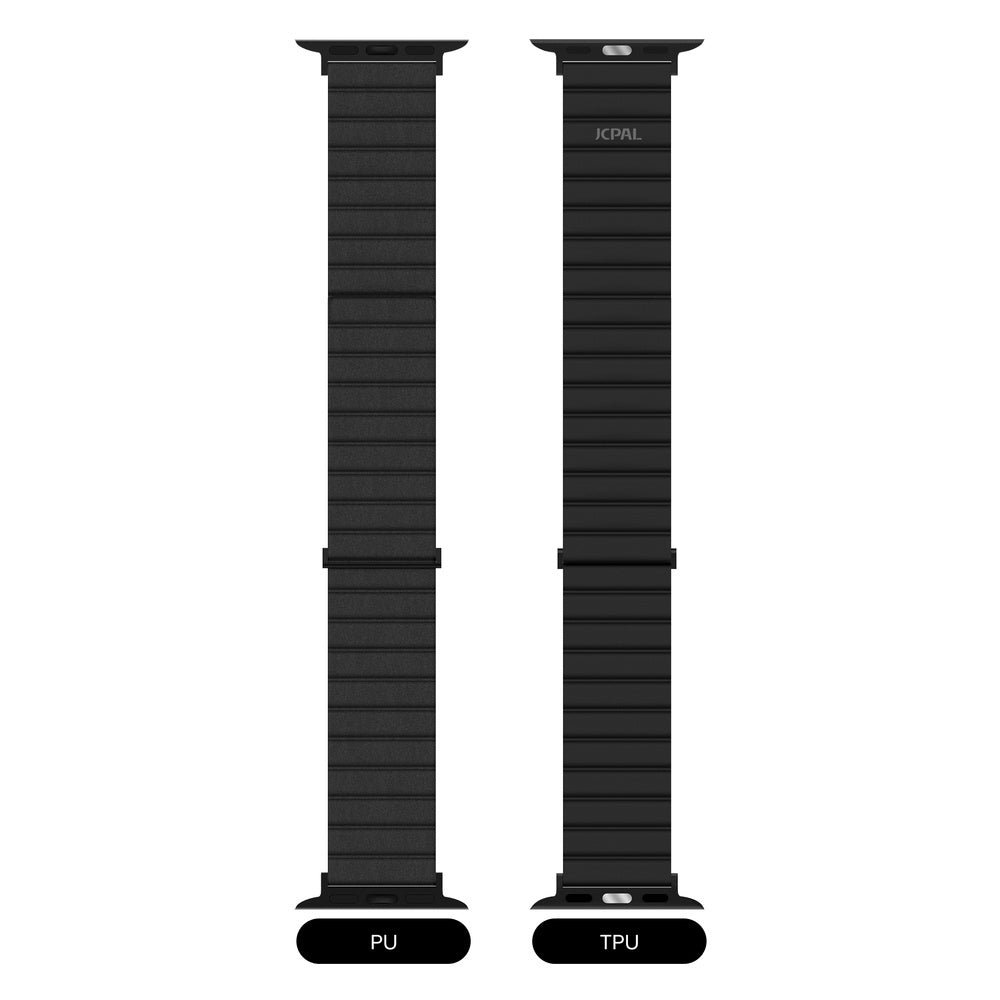 JCPal FlexDuo Apple Watch Band (Black) for Apple Watch 1-8th,SE1-2nd(38/40/41mm)