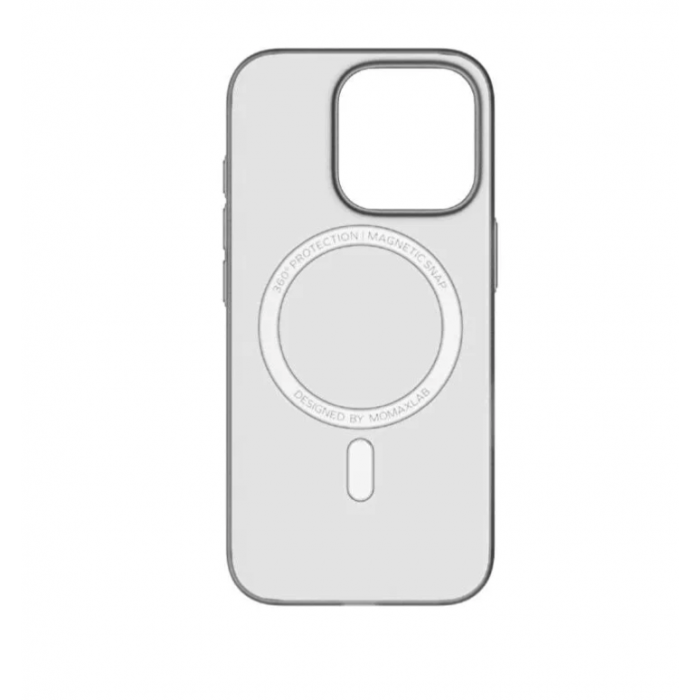 Momax Lite CaseForm Magnetic Case iPhone 16 Plus (Transparent White)