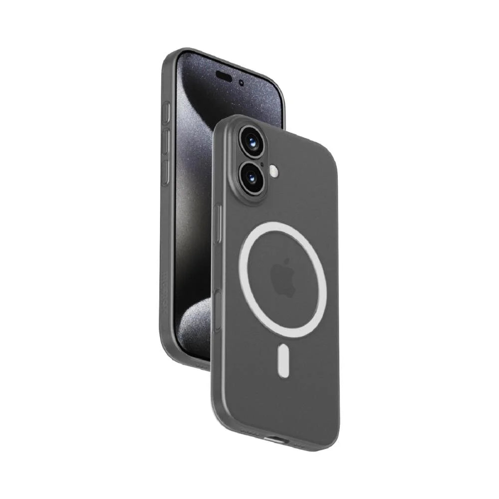 Momax Lite CaseForm Magnetic Case iPhone 16 (Transparent Black)