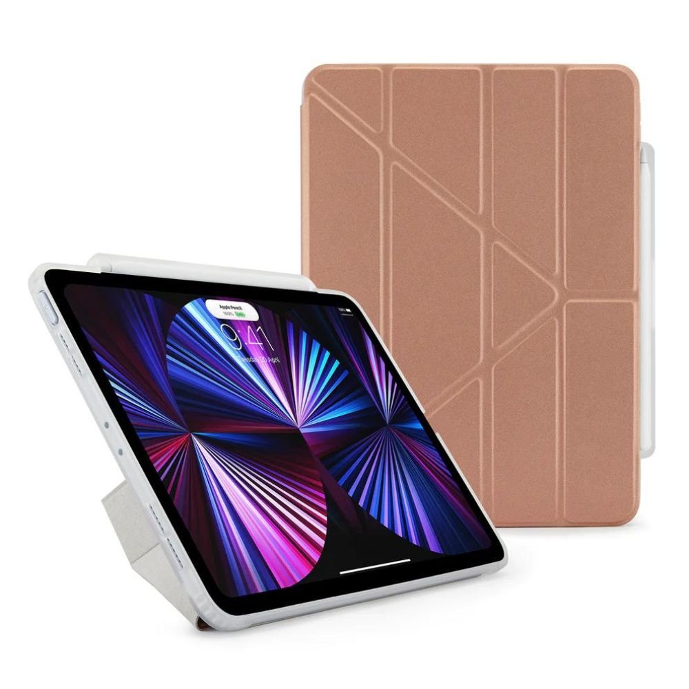 PIPETTO IPAD PRO 11 ORIGAMI NO3 PENCIL CASE ROSE GOLD_P048-63-T