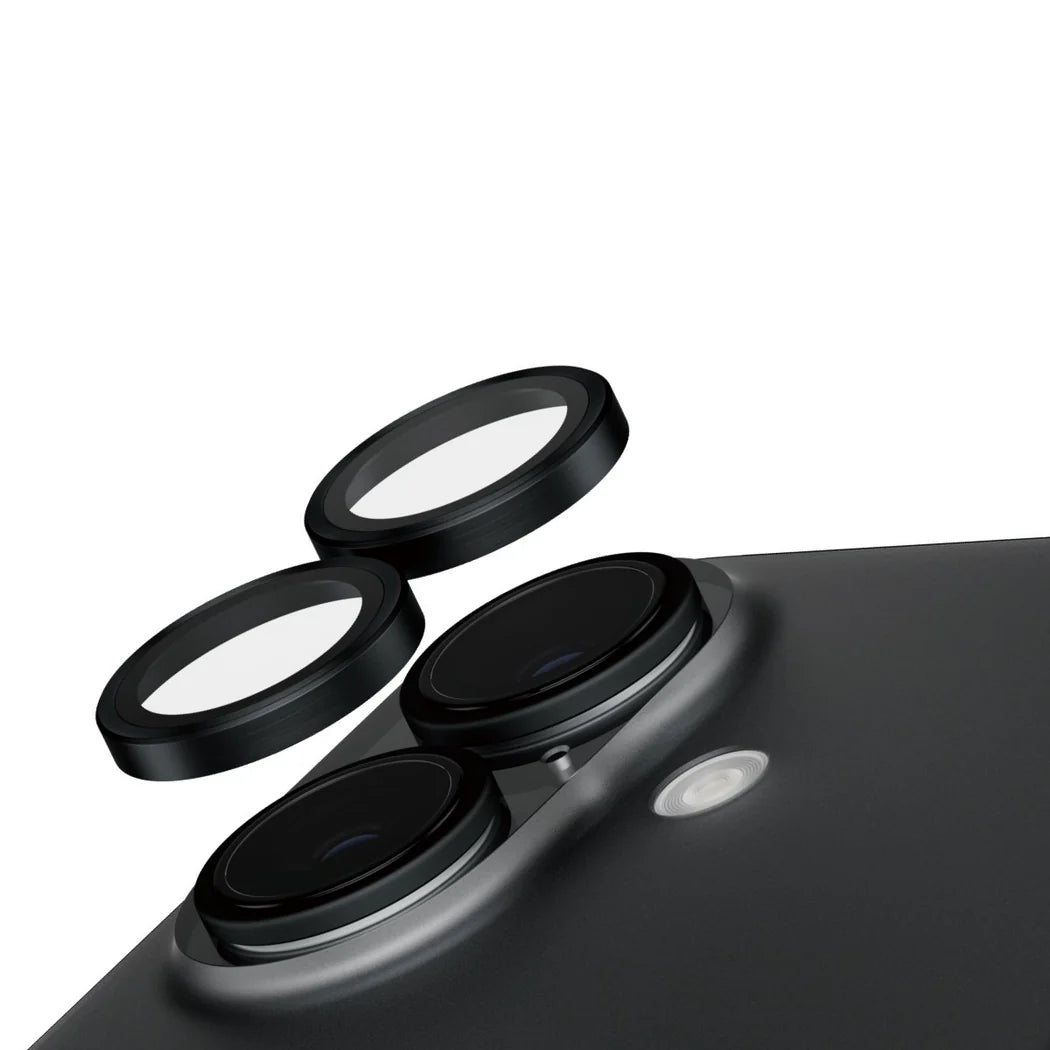 Apple iPhone 16/16 Plus Rings Black camera protector
