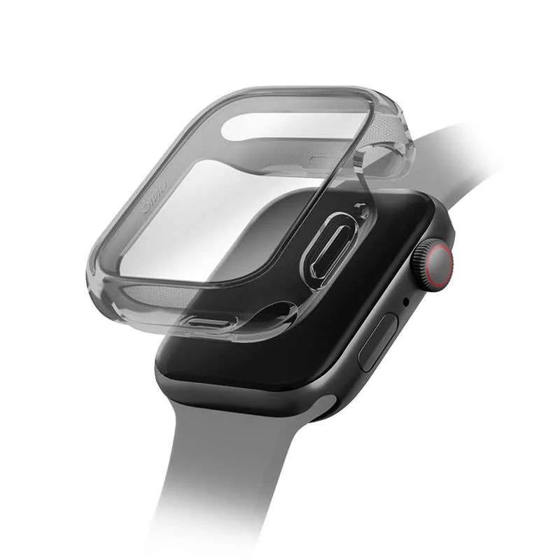 UNIQ GARDE HYBRID WATCH CASE WITH SCREEN PROTECTION 42MM - SMOKE (SMOKE)