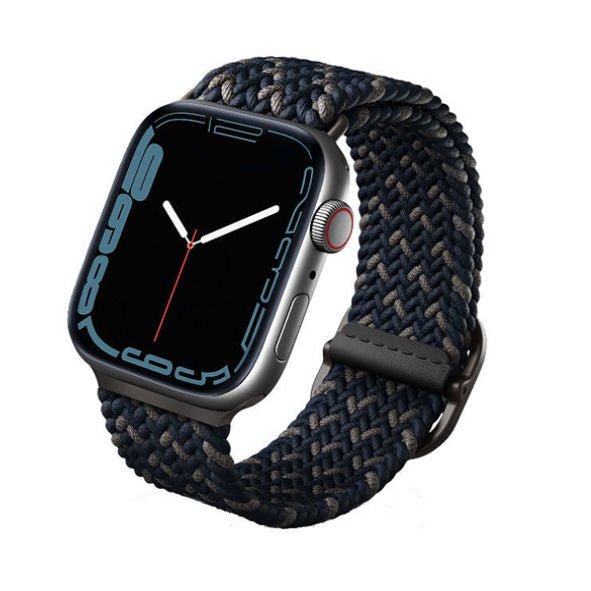 Uniq Aspen Designer Edition Braided Apple Watch Strap 45/44/42Mm - Obsidian Blue (Obsidian Blue)