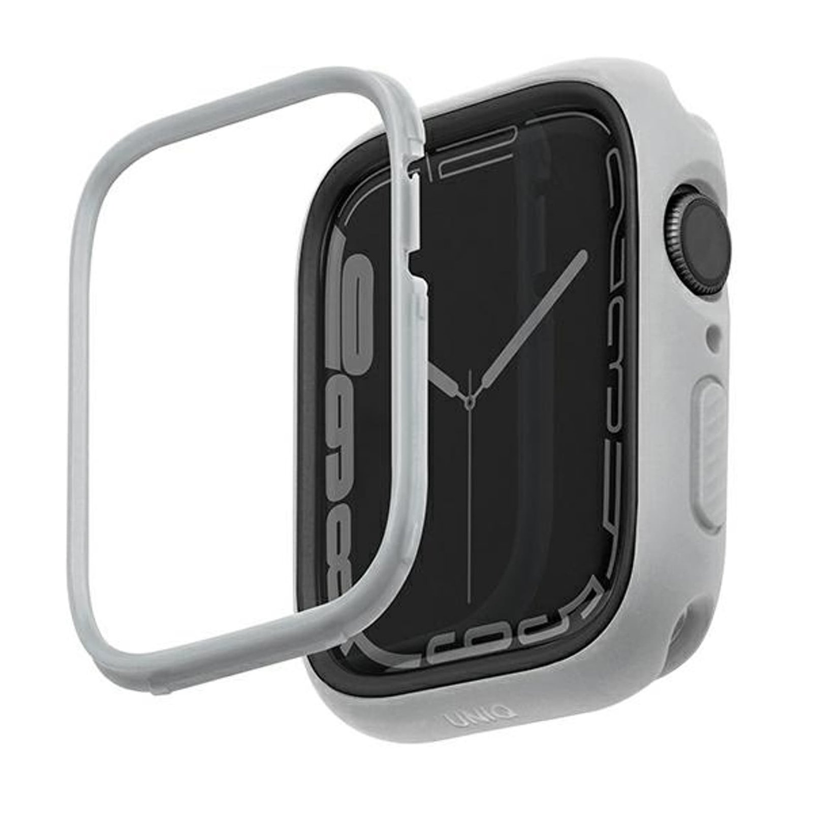 UNIQ MODUO APPLE WATCH CASE WITH INTERCHANGEABLE PC BEZEL 45/44MM - CHALK (CHALK/STONE GREY)