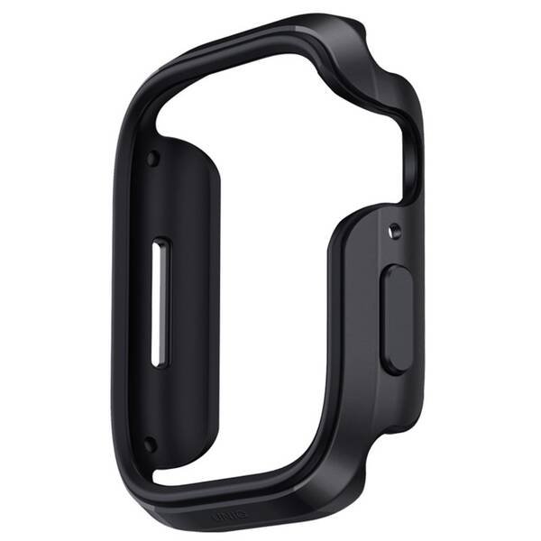 UNIQ VALENCIA APPLE WATCH CASE 46MM - MIDNIGHT BLACK (MIDNIGHT BLACK)