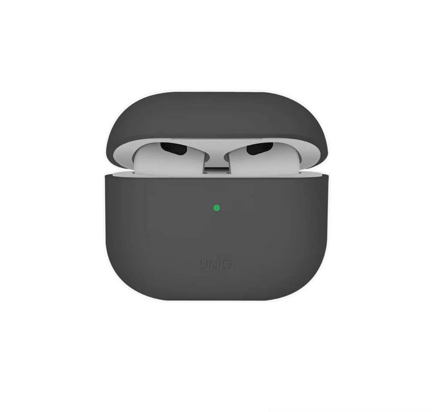 UNIQ LINO HYBRID LIQUID SILICON AIRPODS 4TH GEN CASE - ASH (GREY)