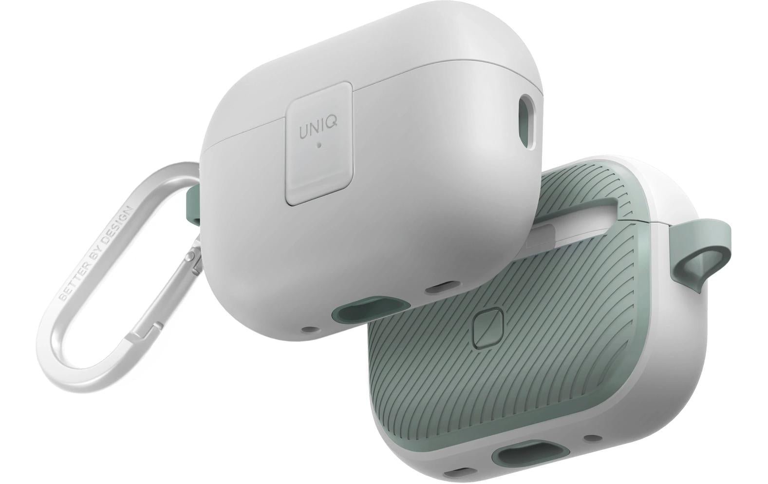 UNIQ CLYDE AIRPODS PRO 2ND GEN (2022) LOCK CASE - WHITE (DOVE WHITE/SOFT MINT)