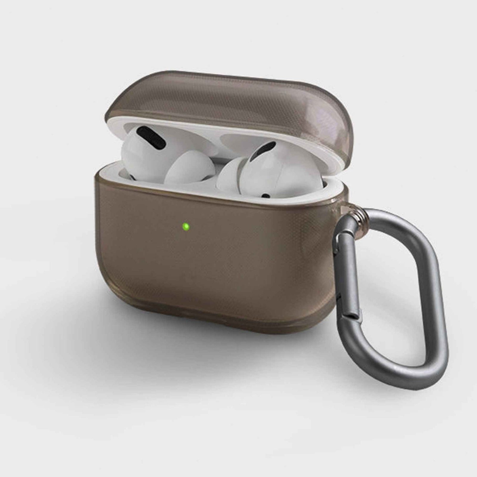 UNIQ GLASE AIRPODS PRO 2ND GEN (2022) HANG CASE - GLOSSY SMOKE (SMOKE)