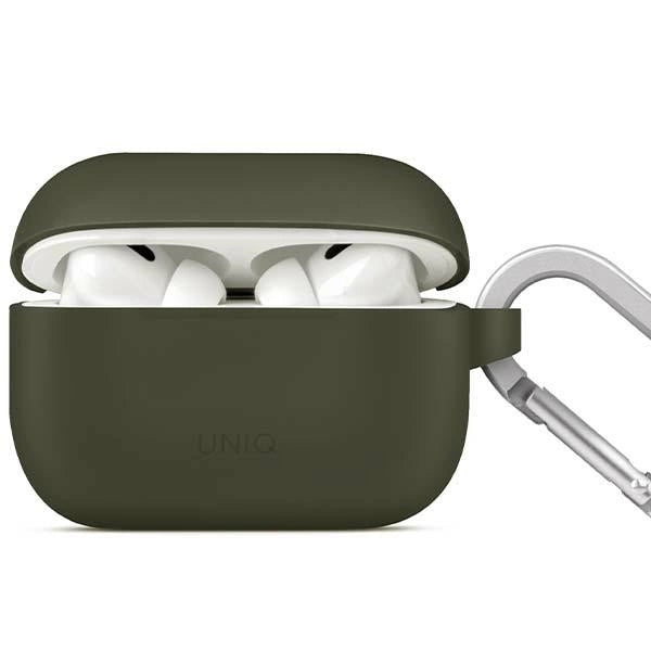 UNIQ VENCER AIRPODS PRO 2ND GEN (2022) SILICONE HANG CASE – MOSS GREEN (GREEN)