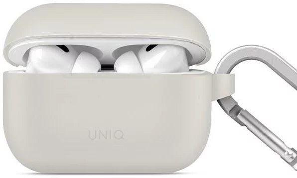 UNIQ VENCER AIRPODS PRO 2ND GEN (2022) SILICONE HANG CASE – CHALK GREY (GREY)