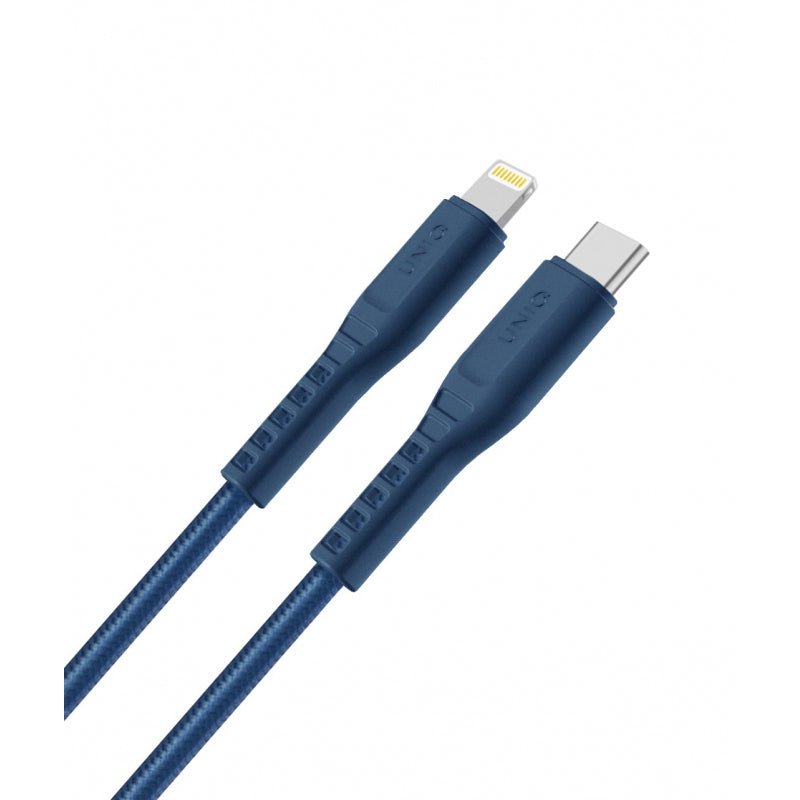 Uniq Flex USB-C to Lighting Strain Relief Cable 1.2M-Blush(pink)