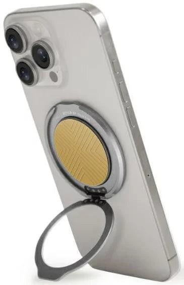 UNIQ GRIPFIT CLASSIC 360 MAGNETIC MOUNT & KICKSTAND - CANARY YELLOW (CANARY YELLOW)