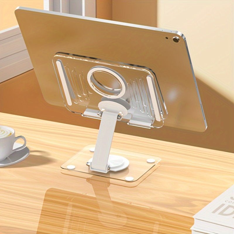 360 Rotating Ergonomic Tablet Laptop Stand for Desk